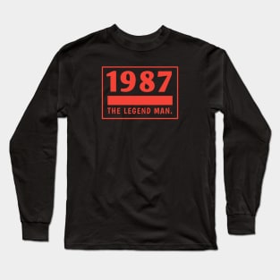 1987 birthday Long Sleeve T-Shirt